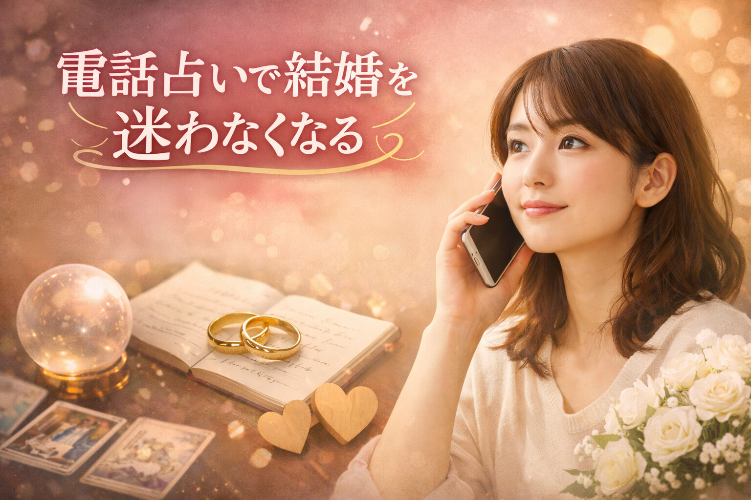 電話占いで結婚を迷わなくなる：婚期・相手の本心を整理し、納得して決断するための使い方