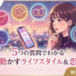 5つの質問でわかる『運命を動かすライフスタイル＆恋愛』診断