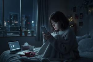 バレンタイン後の「既読スルー」に震える夜。2月の冷たい暗闇で、私を救った「15分の逆転鑑定」